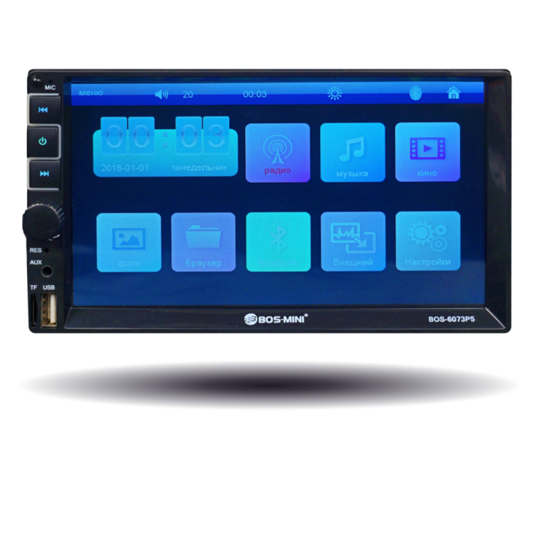 Магнитола (2din) BOS-MINI 6073 P5 Магнитола (2din) BOS-MINI 6073 P5