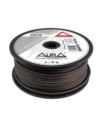 Силовой кабель AurA PCS-308B 8GA  ( 1 метр )