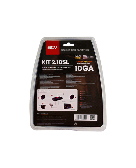 Провода для сабвуфера ACV KIT 2.10SL, изображение 2