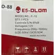 Сабвуфер E5 - OLOM P-10 (10"), изображение 2
