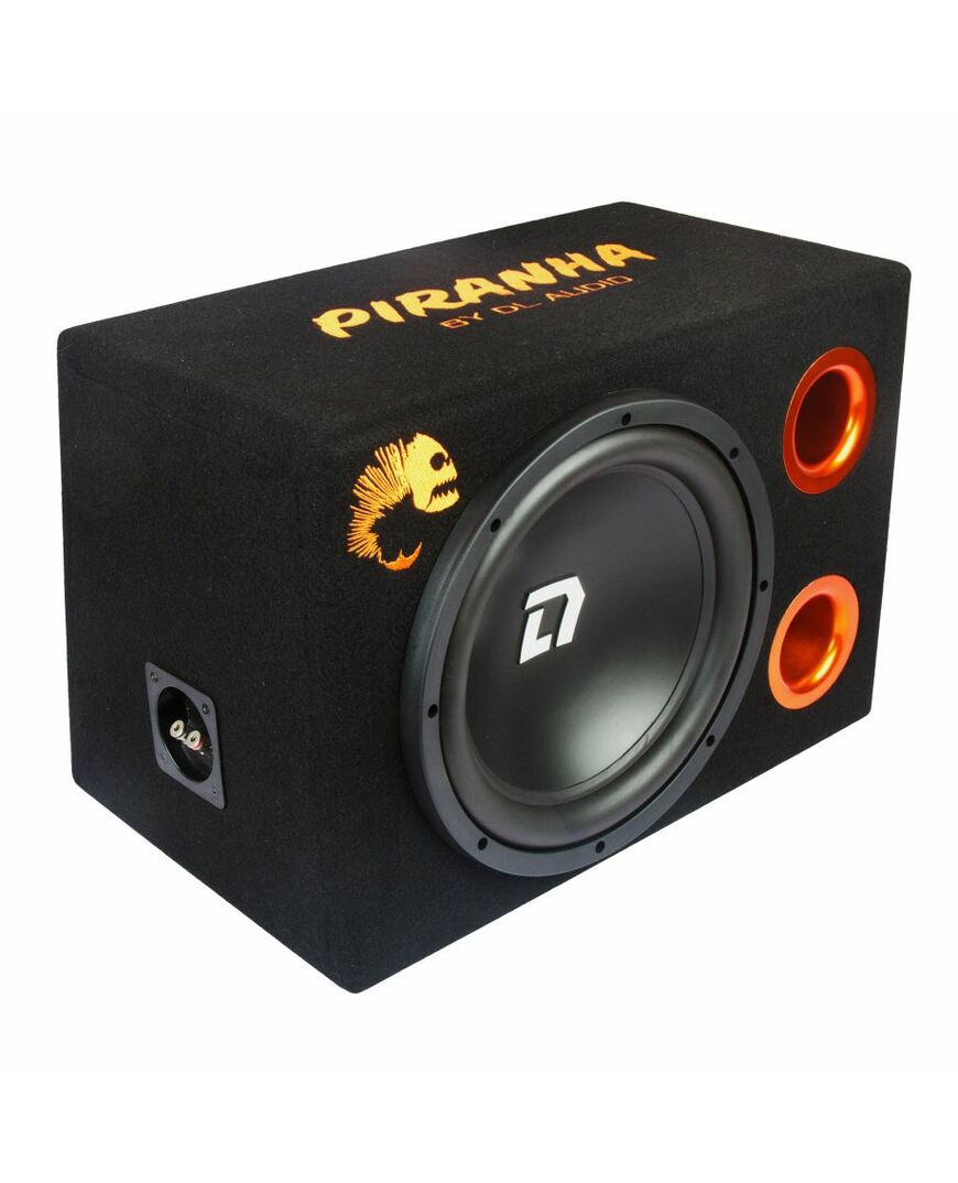 Dl piranha 12 double port v 2. Dl audio piranha 12a orange. сабвуфер dl audio piranha.